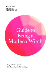 Guide to Being a Modern Witch