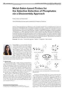 Metal-Salen-Based Probes for the Selective Detection of Phosphates&lt;I&gt;