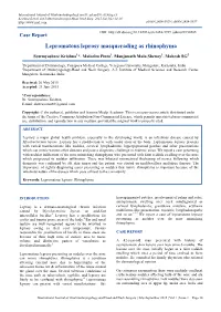 Lepromatous Leprosy Masquerading As Rhinophyma