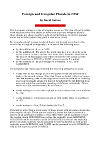 Non-Standard Plural Forms (.PDF)