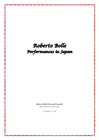 Performances in Japan� 