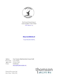 Ring Test Bulletin 45 Year 20 (2013/2014)