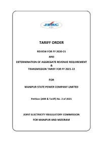 Tariff Order