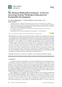 The Mystery Method Reconsidered--A Tool for Assessing Systems