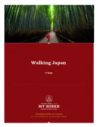 Walking Japan