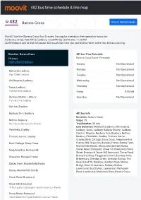 482 Bus Time Schedule & Line Route