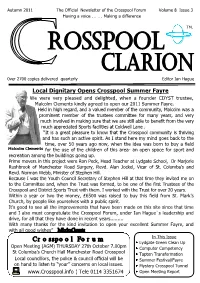Crosspool Forum Volume 8 Issue 3 Having a Voice