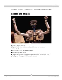 Robots and Mimes