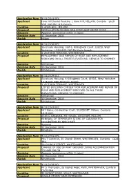 Application Num 4/18/2341/0F1 Applicant Horn Hill Dental Practice