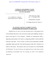 Case 1:17-Md-02800-TWT Document 739 Filed 07/22/19 Page 1 of 7
