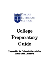 College Preparatory Guide P a G E | - 2