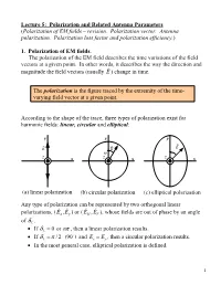 Elliptical Polarization