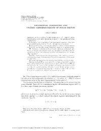 Orthogonal, Symplectic and Unitary Representations of Finite Groups