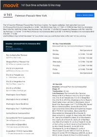 161 Bus Time Schedule & Line Route