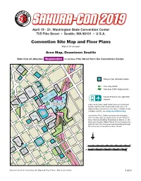 Convention Site Map and Floor Plans – March 24 Revision 2 of 4 WSCC Level 4