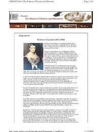 Prudence Crandall (1803-1890)