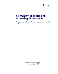 Report Produced for the London Borough of Brent