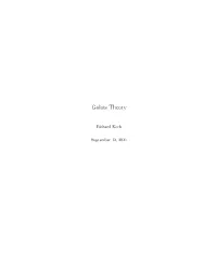 Galois Theory