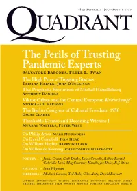The Perils of Trusting a Highlya Highly Readablereadable Spandemicalvatore Babones, Experts Peter L