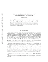 Arxiv:Math/9906124V2 [Math.GT] 23 Jun 1999 Hoe 1.1 Theorem Ψ Pitn Pmrhs Fgenus of Epimorphism Splitting R No Thsan Has It Onto
