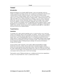 TRANSIT Introduction Transit Service
