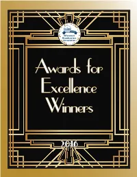 2016 Winners
