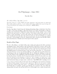 On Pilgrimage - June 1963