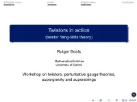 Twistor Yang-Mills Theory)