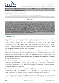 Assessment and Prioritization of Major Camel Diseases in Selected Areas of Afar Regional State, Samara, Ethiopia