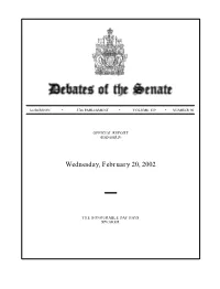 Wednesday, February 20, 2002