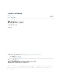 Digital Innocence Joshua A