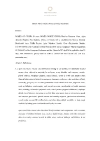 Domes Noruz Chania Privacy Policy Statement Preface. DOMES OF