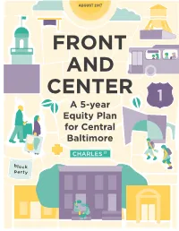 Front and Center: a 5-Year Equity Plan for Central Baltimore
