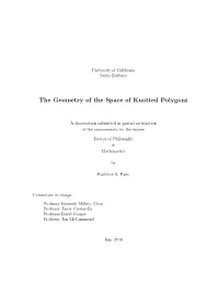 The Geometry of the Space of Knotted Polygons