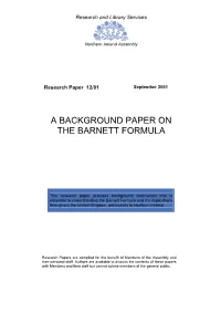 A Background Paper on the Barnett Formula