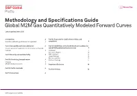 Methodology and Specifications Guide Global M2M Gas Quantitatively Modeled Forward Curves