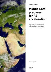 Middle East Prepares for AI Acceleration