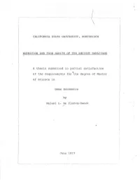 A Thesis Submitted in Partial Satisfaction of the Requirem~Nts for the Degree of Master of Science in Home Economics by Nalani L