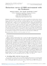 Extinction Curves of GRB Environment with the X-Shooter