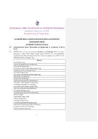 JAWAHARLAL NEHRU TECHNOLOGICAL UNIVERSITY HYDERABAD (Established by State Act No