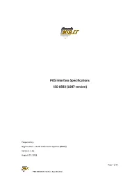 POS Interface Specifications ISO 8583 (1987 Version)