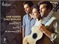 Sradivari UNE SOIRÉE CHEZ BERLIOZ