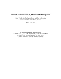 Chaco Landscapes: Data, Theory and Management