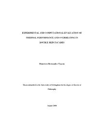 Experimental and Computational Evaluation Of