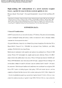 High-Yielding 18F Radiosynthesis of a Novel Oxytocin Receptor Tracer, a Probe for Nose-To-Brain Oxytocin Uptake in Vivo