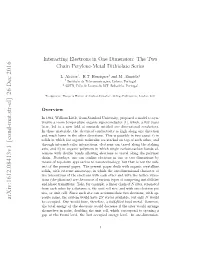Interacting Electrons in One Dimension: the Two Chain Perylene-Metal Dithiolate Series