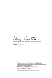 Singularities Vol-4-Issue-2