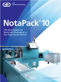 The Benchmark for Banknote Packaging in the High-Speed World