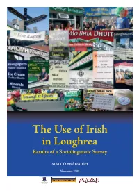 The Use of Irish in Loughrea Results of a Sociolinguistic Survey