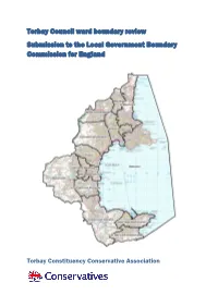 Torbay Council Ward Boundary Review Submission to the Local